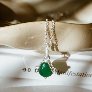 Soul Stone Charm Green Onyx Silver from Loft & Daughter