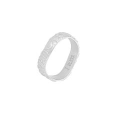 Loved Affirmation Stacking Ring Silver via Loft & Daughter