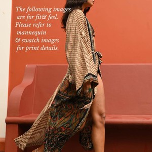 If Saris Could Talk Maxi Kimono-Rich Riad from Loft & Daughter