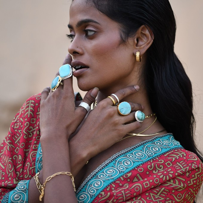 Anokhi Turquoise Rings from Loft & Daughter