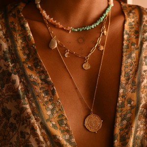Dancing In The Moonlight Choker Gold Vermeil Outlet from Loft & Daughter