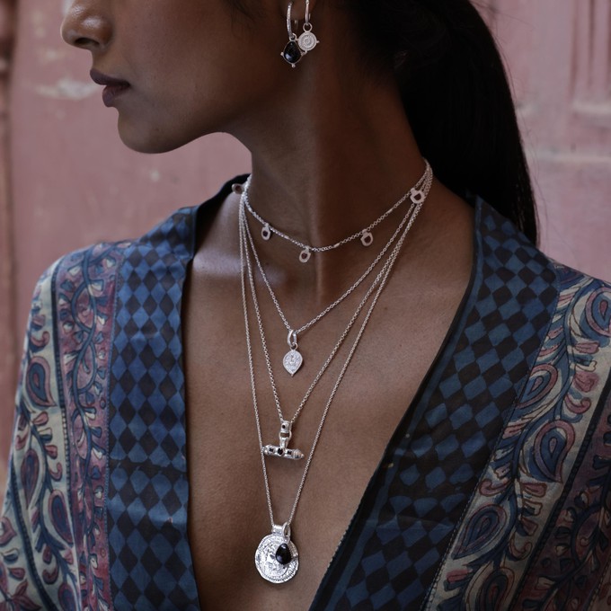 You Got This/ Athena Long Pendant Silver from Loft & Daughter