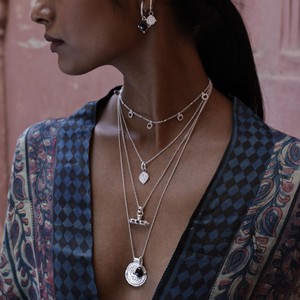 You Got This/ Athena Long Pendant Silver from Loft & Daughter