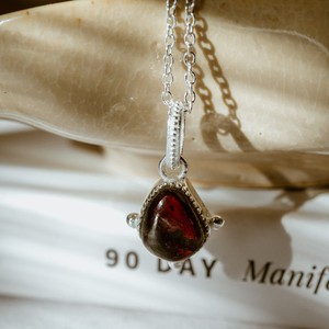 Soul Stone Charm Red Garnet Silver from Loft & Daughter