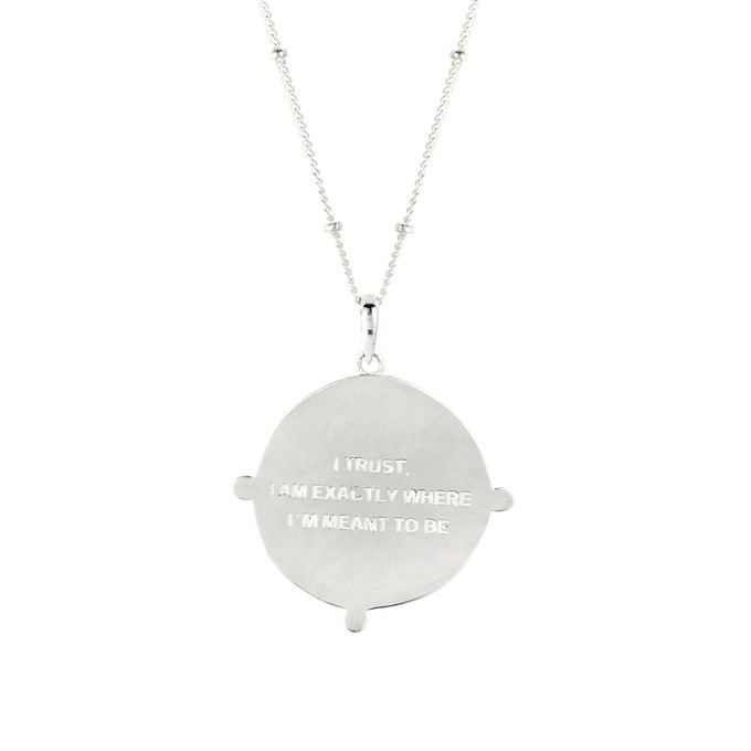 Divine Compass Pendant Silver- PRE-ORDER from Loft & Daughter