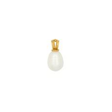 Selene Pearl Charm Gold Vermeil via Loft & Daughter