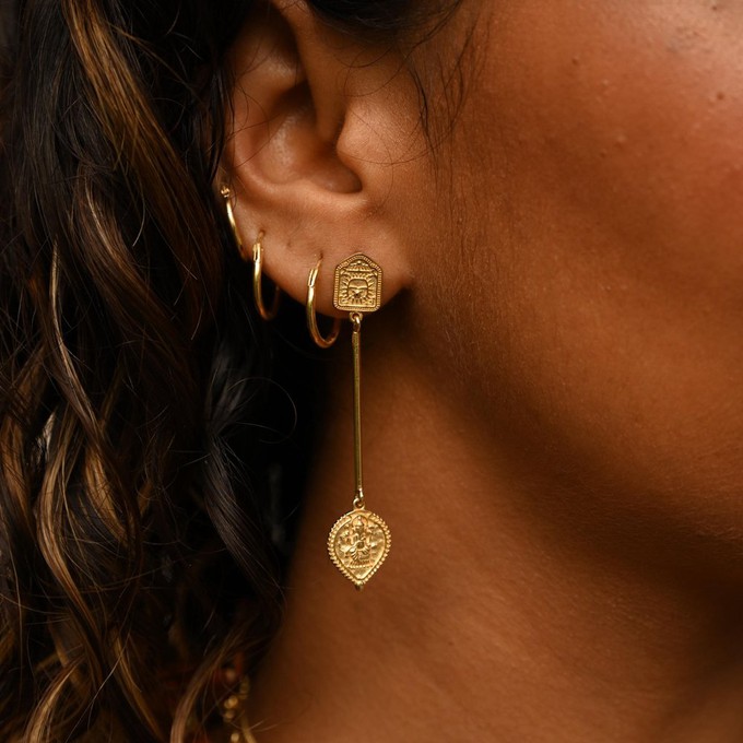 The Magic Of New Beginnings Earrings Gold Vermeil from Loft & Daughter