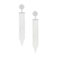 Divine Compass Earrings Silver via Loft & Daughter
