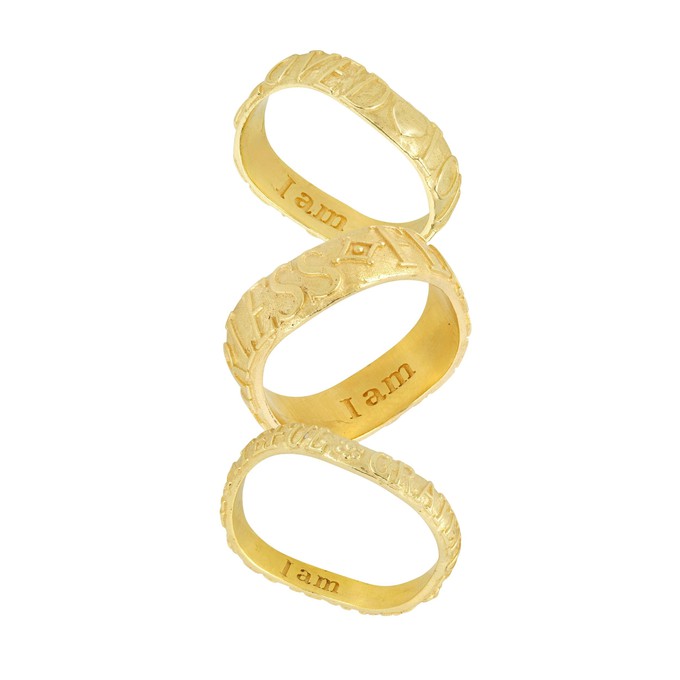 Fearless Affirmation Stacking Ring from Loft & Daughter