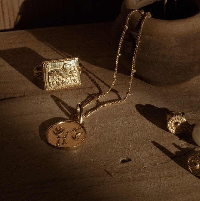 I Will Always Find My Way Pendant Gold Vermeil from Loft & Daughter