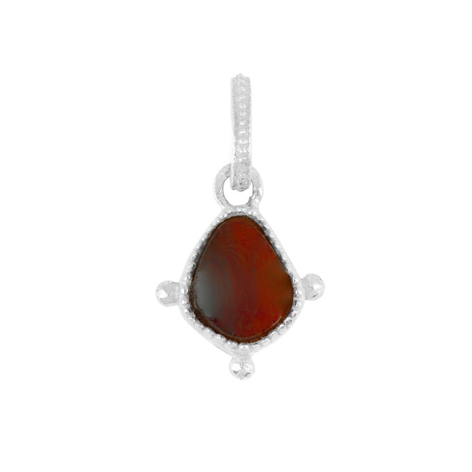 Soul Stone Charm Red Garnet Silver from Loft & Daughter