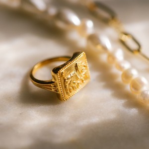 Durga's Lion Ring Gold Vermeil - Outlet from Loft & Daughter