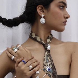 You Got This/ Athena Earrings Silver from Loft & Daughter