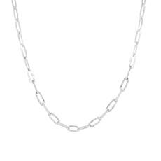 Freedom T Bar Chain Silver via Loft & Daughter