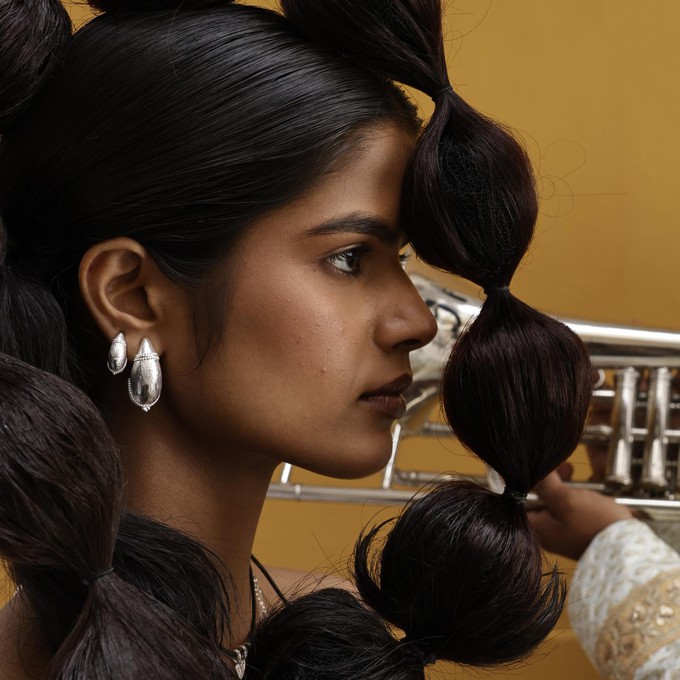 Baby Valora Hoops Silver from Loft & Daughter