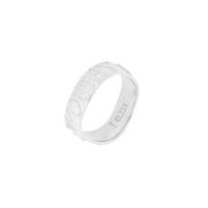 Worthy Affirmation Stacking Ring Silver - Outlet via Loft & Daughter