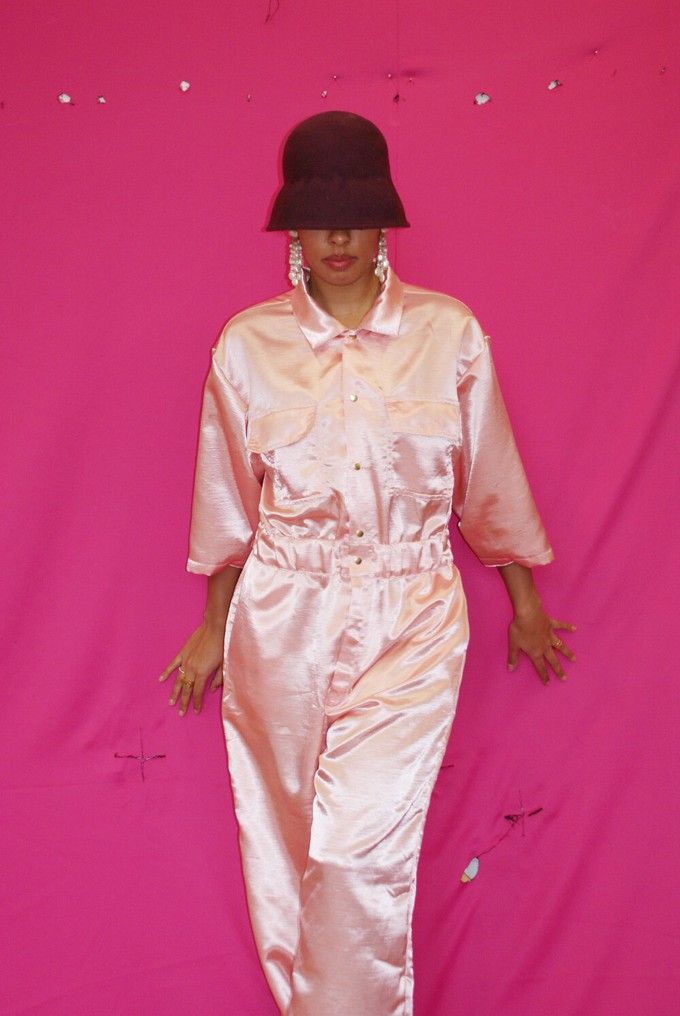 DANNY satin – boiler suit from logocomo