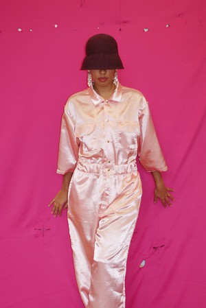 DANNY satin – boiler suit from logocomo