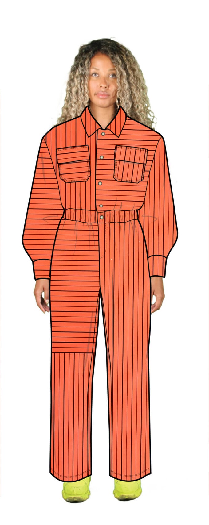 Made-to-order! Orange Pinstripe! from logocomo