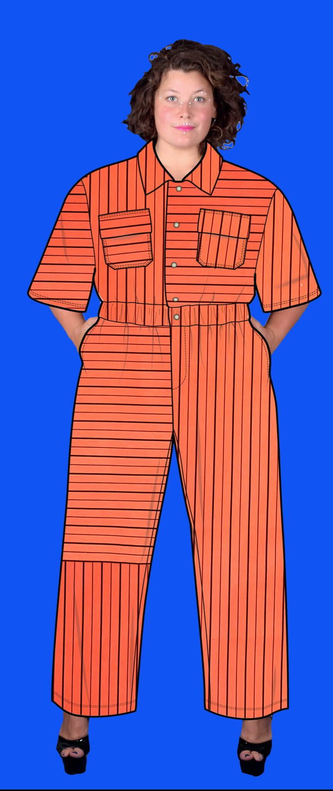 Made-to-order! Orange Pinstripe! from logocomo