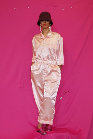DANNY satin – boiler suit from logocomo