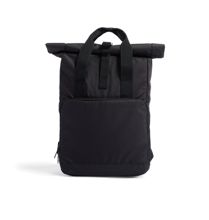 Recycled Twin Handle Roll Top Backpack from Lost in Samsara