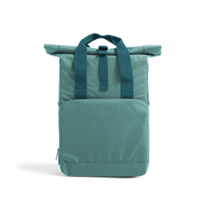 Recycled Twin Handle Roll Top Backpack from Lost in Samsara
