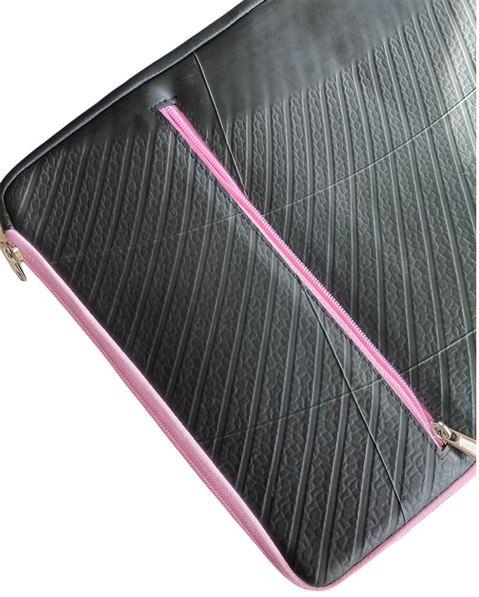 Recycled Inner Tube Sleeve Case for Laptops up to 15 inch - from Lost in Samsara