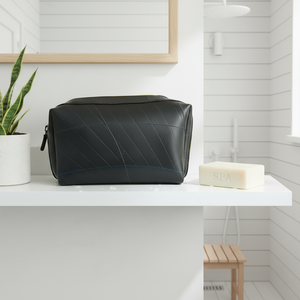 Upcycled Inner Tube Wash Bag from Lost in Samsara