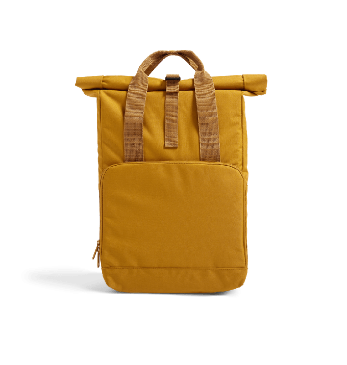 Recycled Twin Handle Roll Top Backpack from Lost in Samsara