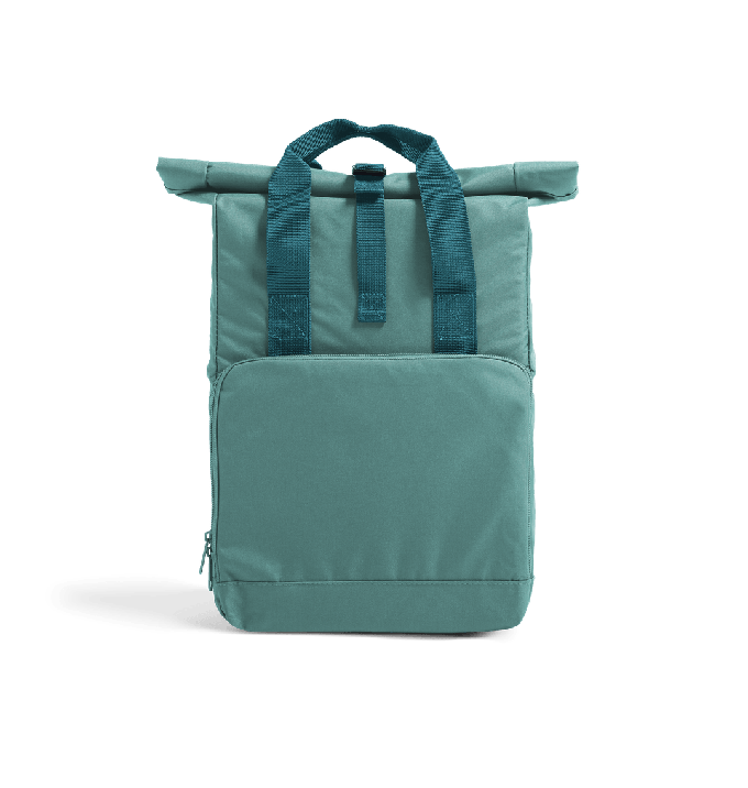 Recycled Twin Handle Roll Top Backpack from Lost in Samsara