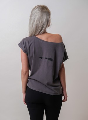 arrows cropped tee-shirt from madeclothing