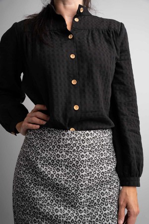 Isa Grey Leopard rok from Marjolein Elisabeth