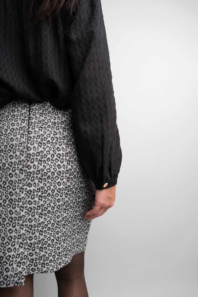 Isa Grey Leopard rok from Marjolein Elisabeth