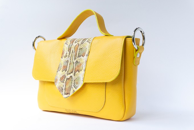 Naïma Bag medium Yellow from Marlene Fernandez