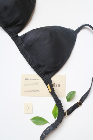 Silk Bralette Sample Sale from Māsa Organic