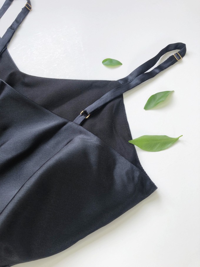 Organic Silk Satin Singlet Top from Māsa Organic