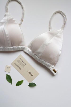 Silk Bralette Sample Sale from Māsa Organic