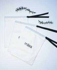 Eco laundry bag via Māsa Organic