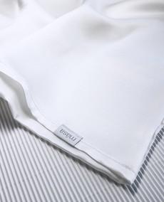 White Silk Satin Pillowcase via Māsa Organic