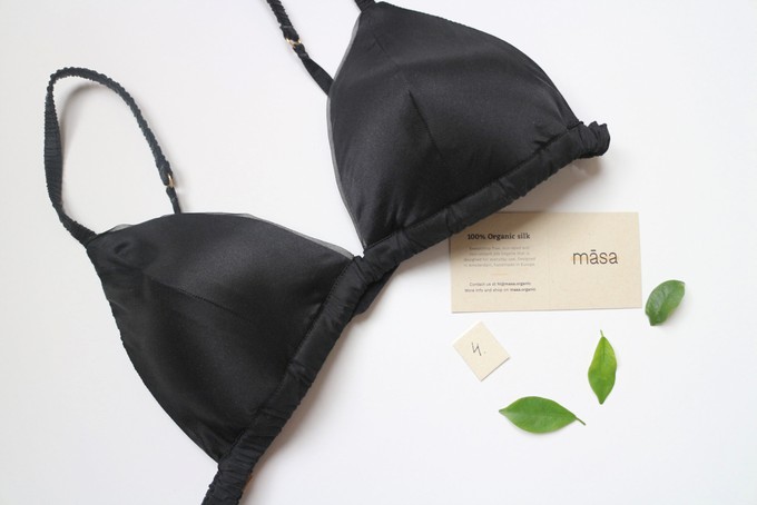 Silk Bralette Sample Sale from Māsa Organic