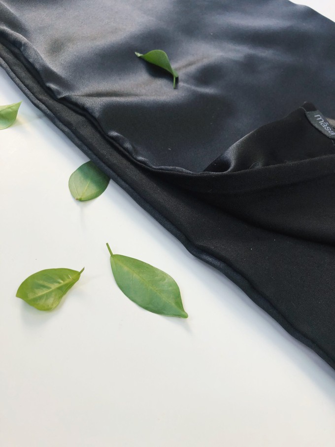 Organic Silk Satin & Eco Modal Pillowcase from Māsa Organic