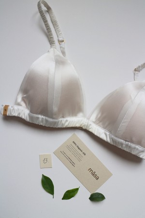 Silk Bralette Sample Sale from Māsa Organic