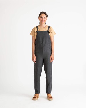 Linen Overall black from Matona