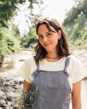 Linen Overall storm blue from Matona