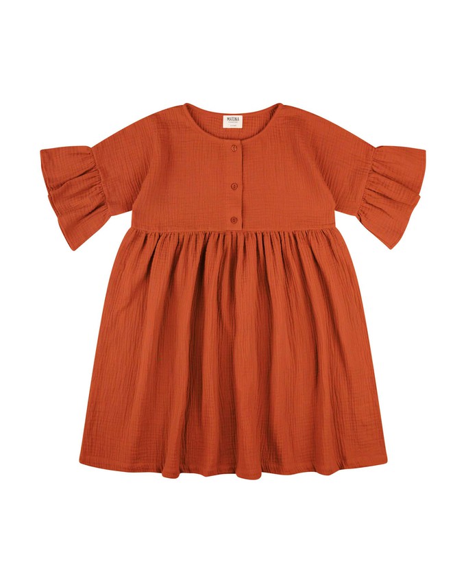 Volant Dress brick from Matona