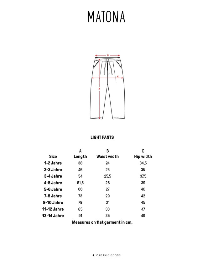 Light Pants navy from Matona