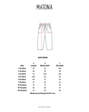 Light Pants navy from Matona
