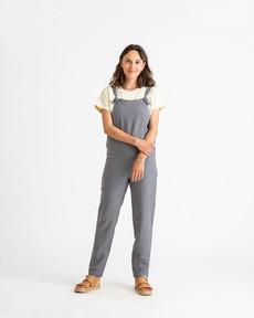 Linen Overall storm blue via Matona