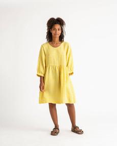 Day Dress yellow gingham via Matona